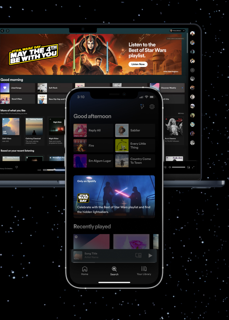 Spotify Star Wars Desktop Image 4