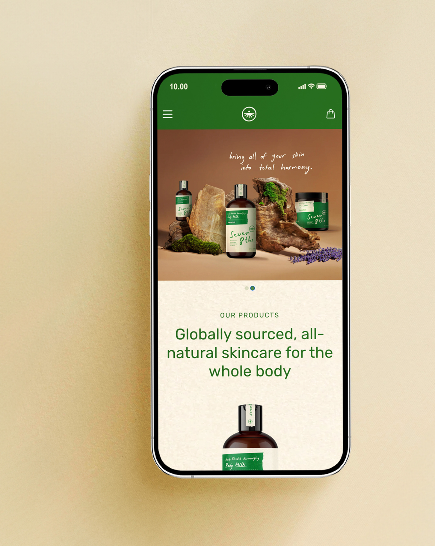 Seven8ths Case Study Desktop 10 Snapshot