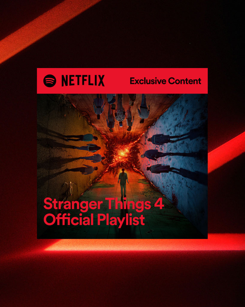 Spotify x Stranger Things Floating Loop 02 without text poster